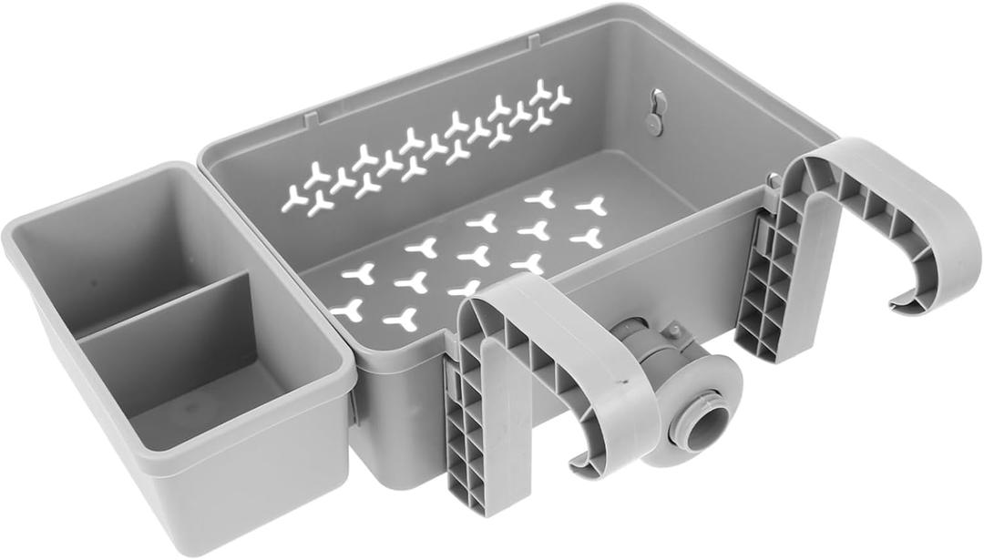 SUPVOX Swimming Pool Storage Basket Hanging Design for Neat Organization for Outdoor Use Versatile Accessory for Above Ground Pools