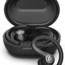 JLab JBuds Air Sport True Wireless Bluetooth Earbuds + Charging Case, Black, IP66 Sweat Resistance, Class 1 Bluetooth 5.0 Connection, 3 EQ Sound Settings JLab Signature, Balanced, Bass Boost