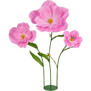 5.8 Ft Giant Artificial Flowers for Decoration,Large EVA Flower Decor,Wedding Arrangements, Birthday Party Banquet Background,Hotel,Office,Window Display(Pink)