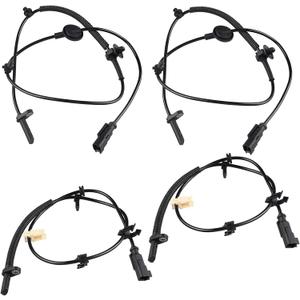 WMPHE 4 Pcs ABS Wheel Speed Sensor Compatible with Chevy Traverse 2009 to 2017, Buick Enclave 2008 to 2017, GMC Acadia 2007 to 2016, Saturn Outlook 2007 to 2010, Replacement for 22739728, 22739727