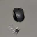 TECKNET Wireless Mouse Jiggler, USB-C Rechargeable Mouse, Silent Mouse Quiet Click, Build-in Mouse Mover, 6400 DPI Ergonomic Mouse, 2.4G Cordless Computer Mice for Mac, Laptop, Desktop, PC (Grey)