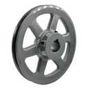 AK71-1 V Belt Pulley 1 inch Bore 6.95" OD,Motor Pulley Cast Iron for A AX 3L 4L V-Belts,AK711 Pulley