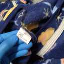 ROZKITCH Dog Winter Coat Soft Dog Fleece Pajamas, Pet Windproof Warm Cold Weather Jacket Vest with Reflective Zipper, Jumpsuit Apparel Outfit Clothes for Medium Dog Dinosaur M