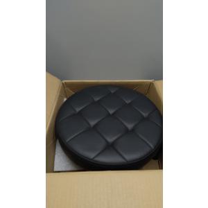 Low Height Roller Stool with Universal Caster, Modern Round Seat for Home Office, Garage, Shop (Model 1)