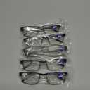 BLS Businessman Rectangular Reading Glasses - Professional Durable Readers - Blue-Light Blocking Lenses