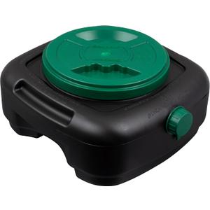 Scepter AM07029 7.3 Quart Oil Drain Pan with Lid, Filter Drain Screen, and Pour Spout for Automotive Fluids Including Engine Oil, Anti-Freeze, Transmission Fluid and More, 12" x 12-3/4" x 5.6"