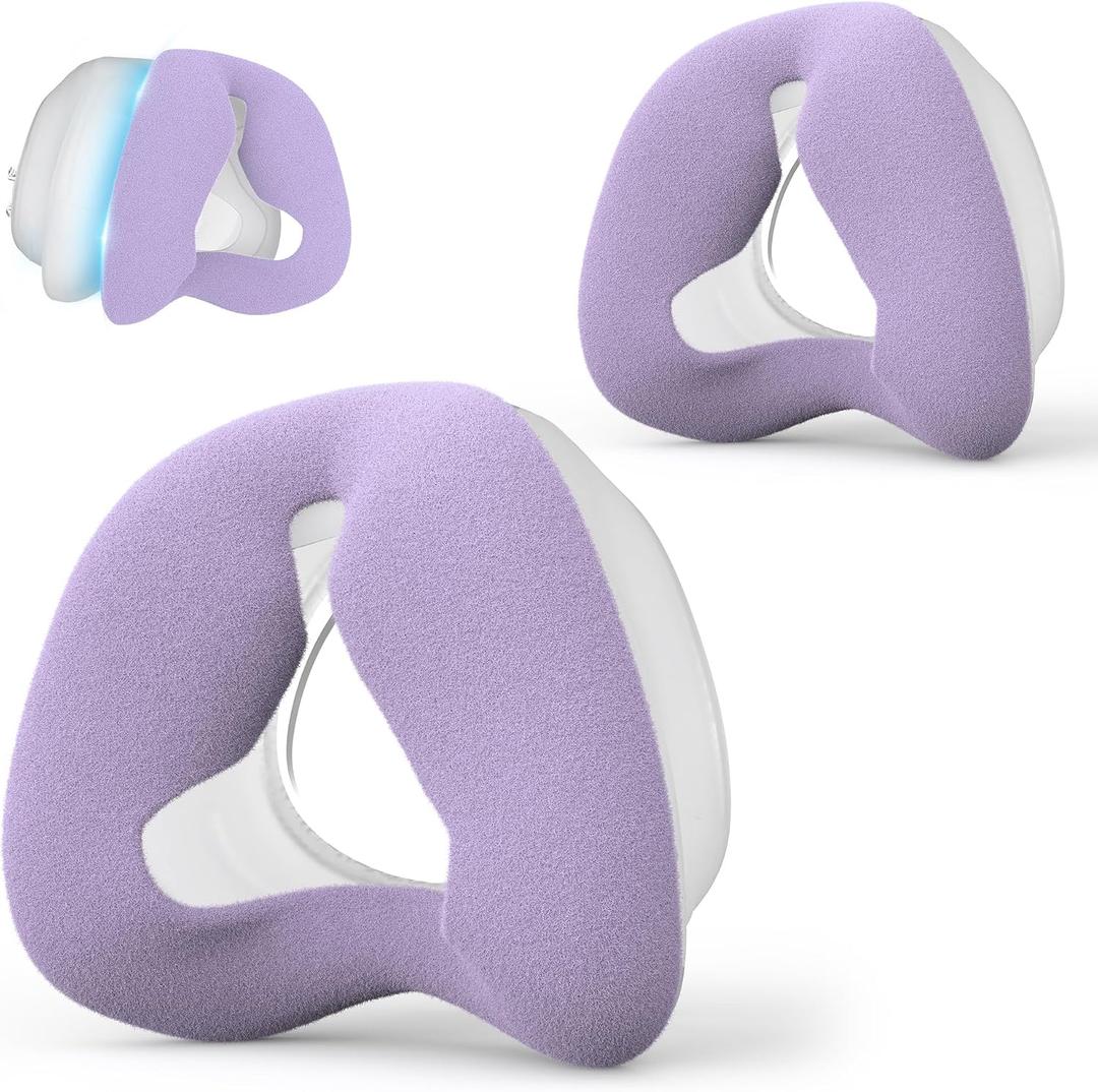 Nasal Cushions for AirFit N20, Ultra-Soft N20 Nasal Cushion with Fabric Layer, Enhanced Comfort & Easy to Clean CPAP Supplies, 2PCS, Medium