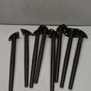 VASAGLE EKHO Collection - Dining Chairs Set of 2, Upholstered Kitchen Chairs, Comfortable Seat, Synthetic Leather with Stitching, Mid-Century Modern, Easy Assembly, with Storage Pocket, Cream White