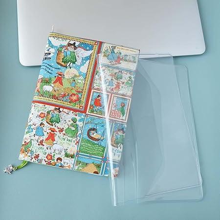 A5 Plastic Clear Book Cover. a5 Clear Notebook Cover 6.1 x8.7X 0.78 inches
