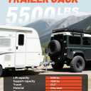FZZD 5500-7500lbs Electric Trailer Jack, 23.2" Vertical Travel, 12V DC,for RV Trailer, Camper