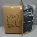 Petskd Top and Side Expandable Pet Carrier 18x11x11 Inches Delta United Airline Approved, Soft-Sided Carrier for Small Cats and Dogs with Locking Safety Zippers and Anti-Scratch Mesh(Black)