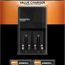 Duracell Ion Speed 1000 Charger for Rechargeable AA and AAA Batteries, With 6 AA and 2 AAA Pre-Charged for Household & Business