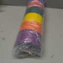 Rainbow Colored Duct Tape 6-Pack, 15 Yards x 2 Inch Heavy Duty Waterproof, No Residue, Tear by Hand, for DIY Crafts, Packaging, Color Coding