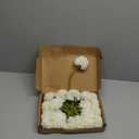 Kimura's Cabin 20Pcs Fake White Silk Flowers Artificial Chrysanthemums Flowers Ball Flowers Fake Mums Flowers for Spring Home Decor Dining Table Core Bouquets Wedding Party DIY Decoration (White)  (White Color)