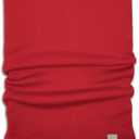 100% Merino Wool - Midweight Neck Gaiter - Skiing Neck Warmer - Winter Face Mask - Multipurpose Headwear (One Size, True Red)