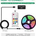 RGBZONE DC 5V USB LED Controller, 21-Key RF Wireless Remote Control, 1M/3.3FT 3-PIN LED Controller, 5V WS2812 WS2811 WS2812B Dream Color LED Strip Lights