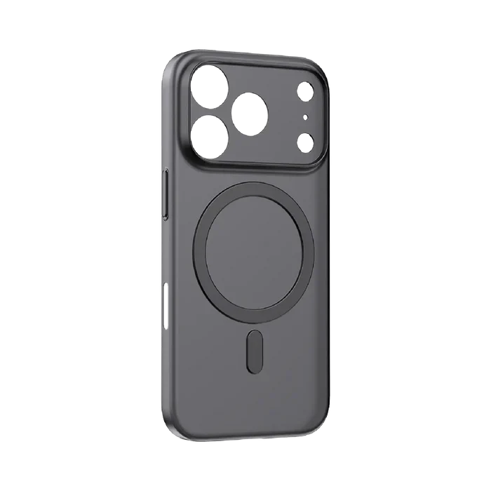 iPhone 17 Pro Case: [Compatible with Magsafe] Translucent Matte Cases with [Full Camera Protection] [Screen Protector] Military Grade Shockproof Protective Phone Cover - Black