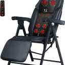 Foldable Electric Massage Chair with Heat FR-M25D Full Body Massage Portable Adjustable Backrest Height Neck Position Suitable for Heights from 59 in to 79 in