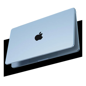 [Official SkyBlue] for MacBook Air 15 inch Case M4 M3 M2 2025 2024 2023 [100% Color Match] [Ultra Thin Armor] Protective Hard Shell Cover for Laptop A3241 A3114 A2941 - Sky Blue Clear