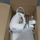 Hamilton Beach 6-Speed Electric Hand Mixer with Whisk, Traditional Beaters, Snap-On Storage Case, 250 Watts, White