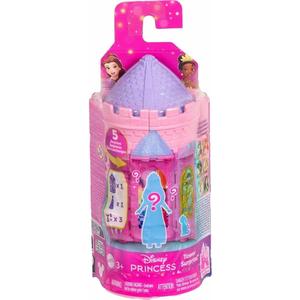 Mattel Disney Princess or Villains Tower Surprise Small Doll & Stacking Playset with 3-4 Accessories, Inspired by Movies, 3.5 Inches