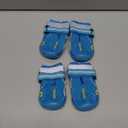 QUMY Dog Shoes for Large Dogs, Medium Dog Boots & Paw Protectors for Winter Snowy Day, Summer Hot Pavement, Water-Resistant in Rainy Weather, Outdoor Walking, Indoor Hardfloors Skid-Resistant Sole (Size 8: 3.0''x3.3"(W*L) (Pack of 4))