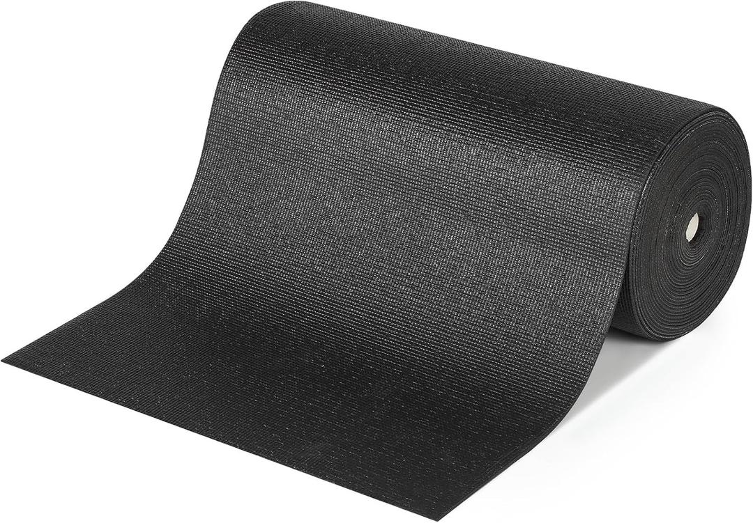 Nuanchu Yoga Mat Roll 24 inch Width, 4mm Thick Non Slip Exercise Mat, Large Anti Tear Gym Flooring for Home Workout, Fitness, Senior Dog Floor Protection
