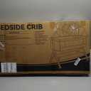 BCOL Baby Bassinet, Bedside Bassinet for Baby, 3 in 1 Bassinet Bedside Sleeper with Wheels, Mosquito Net, Adjustable Easy Folding Portable Bed for Infant Newborn (Dark Grey)