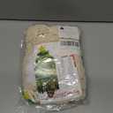 Ofiray-home Beach Bags for Women - Large Cotton Mesh Tote Bag, Foldable Shoulder Bag for Travel Beach Picnic Vacation (Beige With Red)