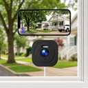 4MP 2K Window Camera, No Glare Thru-Glass Full-Color Night Vision, 2.4GHz & 5GHz WiFi Indoor Cameras for Home Security, Easy Install, Motion Detection, No Monthly Fee, 24/7 Recording