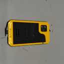 Mitywah Waterproof Case for iPhone 12, Heavy Duty Shockproof Case with Built-in Screen Protector, Full Body Underwater Protective Metal Case 6.1 inch, Yellow