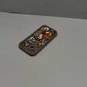 KANGHAR Case for iPhone 15 Plus Card Slot Phone Case, Cute Mushroom Design with Card Holder for Women Girls Slim Shockproof Wallet Cover-Brown