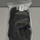 Black Waterproof Rain Boot Shoe Cover with Reflector (1 Pair) (Medium)