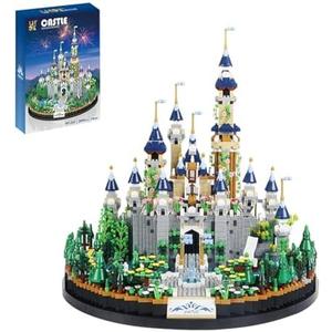 SAMYBLOCKS 3600PCS Castle Building Blocks Sets,Creative Ideals Dream Palace Building Blocks, Best Micro Mini Bricks Gift for 14+ Boys, Girls or Adults