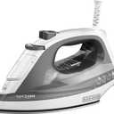 BLACK+DECKER Light N Easy Compact Steam Iron, IR1020S, Stainless Steel Soleplate, Spray Mist, Anti-Drip, Auto Shutoff
