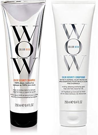 COLOR WOW Dream Clean Duo - 100% clean, sulfate-free COLOR SECURITY SHAMPOO and weightless COLOR SECURITY CONDITIONER| Achieve Super Glossy, Hydrated Hair