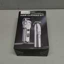 Jack & Rose Clippers and Trimmers Set, Cordless Hair Clippers for Men, Barber Clippers Set (Silvery)