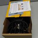 VODA Wood Stove Fan Heat Powered Fireplace Fan No Electric, Heat Activated Thermal Fan for Wood Burning Stove/Log Burner, Fireplace Accessories (XX Large)