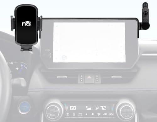 FICS Car Phone Holder for Toyota RAV4 2023 2024 2025 – Compatible Only with 10.5" JBL Monitor – Custom-Fit Mount for Seamless Integration, Interior Accessories for Navigation Use
