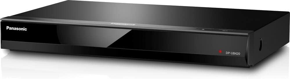 Panasonic UB420 Streaming 4K Blu Ray Player, Ultra HD Premium Video Playback with Hi-Res Audio, Voice Assist - DP-UB420-K Blu Ray DVD Player (Black)