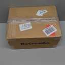 Aqua Blue Rim Hand Blown Tumbler Glasses - 100% Recycled Mexican Glassware - Artisan Crafted Drinking Glasses for Cocktails, Wine, Tequila, or Water - Set of 6 (10 oz)