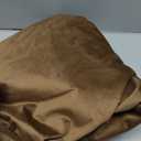 RYB HOME Brown Velvet Blackout Curtains 84 inches Long, Silky Soft Thermal Insulated Back Tab Fall & Halloween Curtains for Living Dining Room, 52" W x L84 L, 2 Panels Set