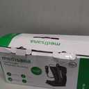 Medisana Leg Massager with Heat and Compression, Leg Massager for Circulation and Pain Relief, Foot and Calf Massager Machine for Edema, Relax Recover-Birthday Gifts for Dad Men Mom Women (Matte Black)