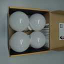 hansang G25 LED Globe Light Bulbs, 60W Equivalent, 5000K Daylight Bathroom, E26 Base, Eye-Friendly Vanity Round, Perfect for Vanity Makeup Mirror, 120V CRI85+ Non-Dimmable 4Pack