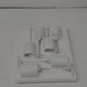 Nuptio Glass Candle Holder Tea Light Candle Holders Set of 6 Tall Tealight Candle Holder for Table Centerpiece Clear Candleholders for Pillar Candles Floating Candles Holder for Wedding Home Bathroom