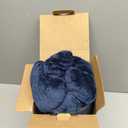 BEDELITE Fleece Blankets Queen Size Navy Blue Throw Blankets for Bed, Luxury Plush Cozy Fuzzy Blanket 90x90 inches, Super Soft Warm Lightweight Throw Blanket All Seasons Suitable