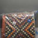 Large Area Rugs for Living Room 6 x 9 ft Washable Rug Vintage Oriental Red Green Orange Yellow Navy Brown Colorful Patchwork Print Non Slip Carpets Bedroom Dining Room Farmhouse 180 x 280 cm