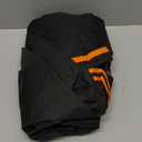 [Upgraded 1000D Heavy Duty Fabric] 36 Fire Pit Cover Round for 33- 36 Fire Pit/Tables, Waterproof Tear & Fade Resistant Firepit Cover with Buckle, Handle, Drawstring, Air Vent (36D x 20H,Black)