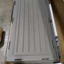 Gray Plastic Deck Box