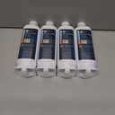 Crystala Filters CFDA9717B Replacement for DA97-17376B Water Filter, NSF 42 Compatible with Samsung HAF-QIN, HAF-QIN/EXP, DA97-08006C, RF23M8070SG, RF23M8070SR, RF23M8090SG, RF23M8570SR (4 Pack)